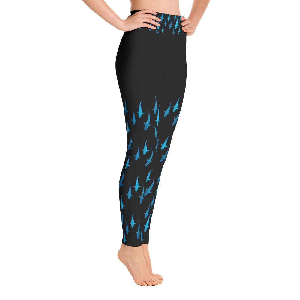 Lady Shark Yoga Leggings – OneOceanDesigns