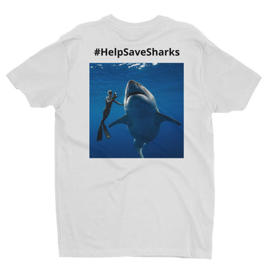 Aloha Hawaii Great White Shark Short Sleeve T-shirt