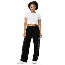 Shark Grl comfy  black wide-leg pants by designer/biologist/conservationist @FaithWFins