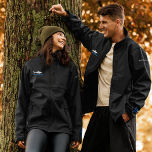 One Ocean Team embroidered Columbia soft shell jacket