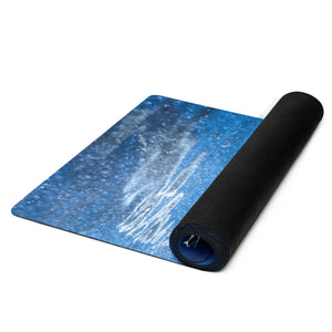 Big Great White Shark Scarboard Yoga Mat Design by Ocean Ramsey