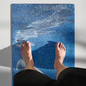 Big Great White Shark Scarboard Yoga Mat Design by Ocean Ramsey