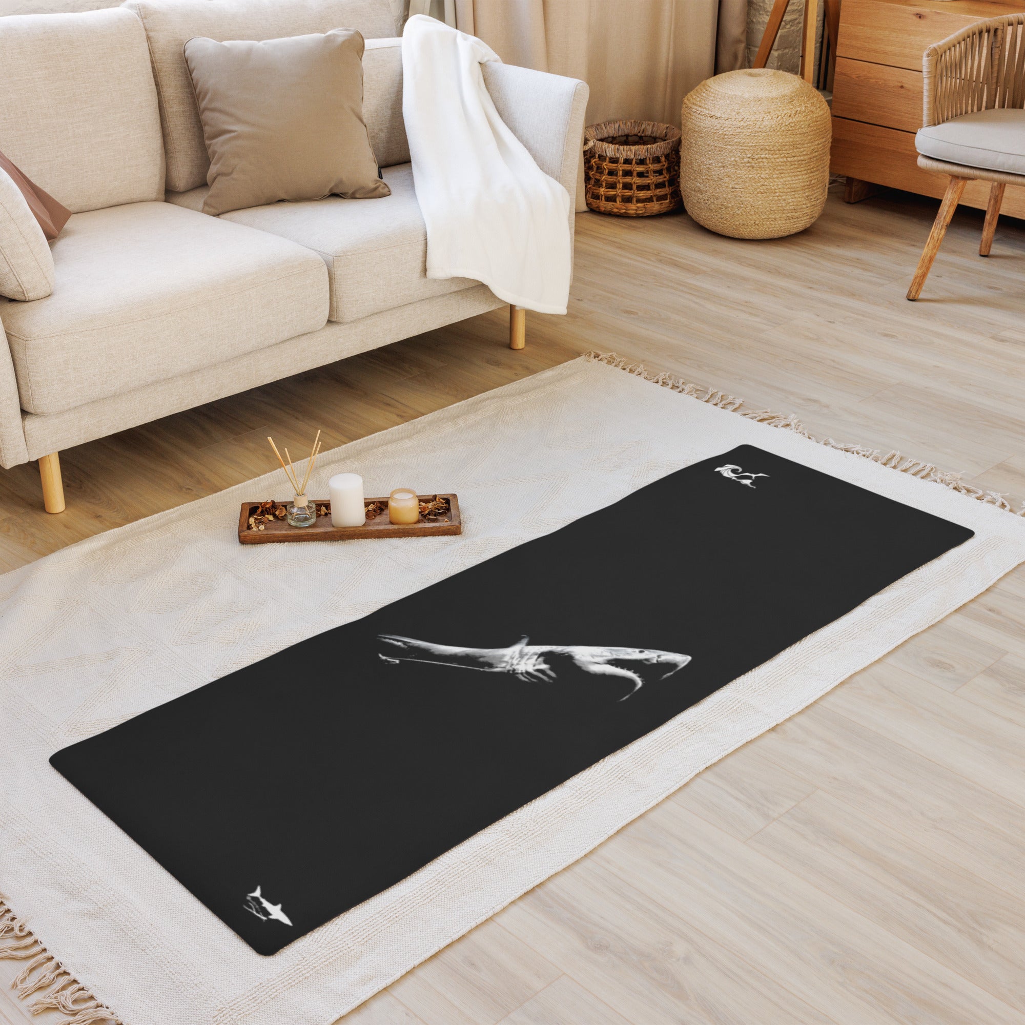 Great White Night Yoga mat – OneOceanDesigns