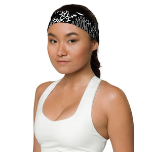 Black and White Coral Reef Headband