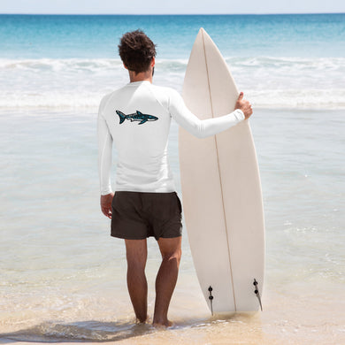 Men's Rash Guard Plastic is the real Killer  (for swimming and diving and working out) ***Covid update: Some items might ship in recycled plastic***If so: Please Reuse***