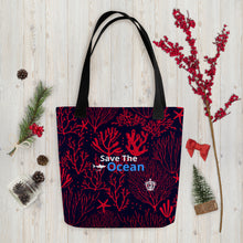 Save The Ocean Coral reef Benefit reusable bag. Makes a great gift bag and because its a reusable bag it keeps making an impact.