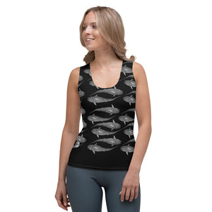 Tiger shark love tank top