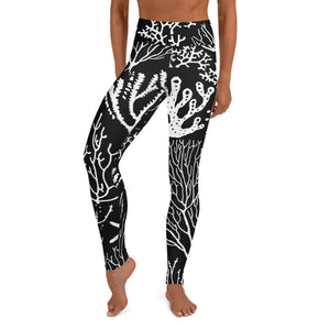 NEW Save The Ocean Coral benefit design Yoga/Swim/Surf/Dive Leggings