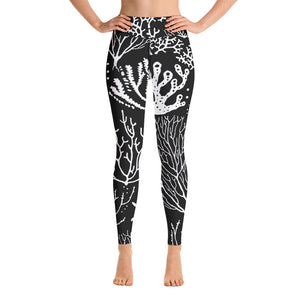 NEW Save The Ocean Coral benefit design Yoga/Swim/Surf/Dive Leggings