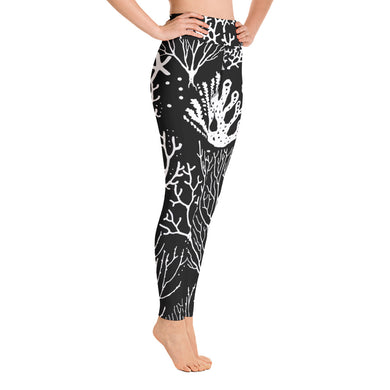 NEW Save The Ocean Coral benefit design Yoga/Swim/Surf/Dive Leggings