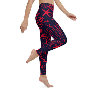 Save the reef benefit design for coral restoration and nonprofit reef clean ups. Cora yoga leggings