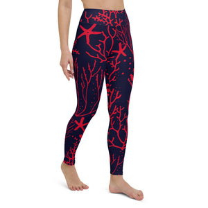 Save the reef benefit design for coral restoration and nonprofit reef clean ups. Cora yoga leggings