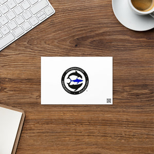 Jawsome Great White Shark Greeting card