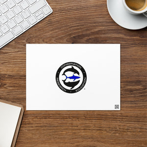 Jawsome Great White Shark Greeting card
