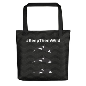 #KeepThemWild Orca Keiko Conservation Tote bag