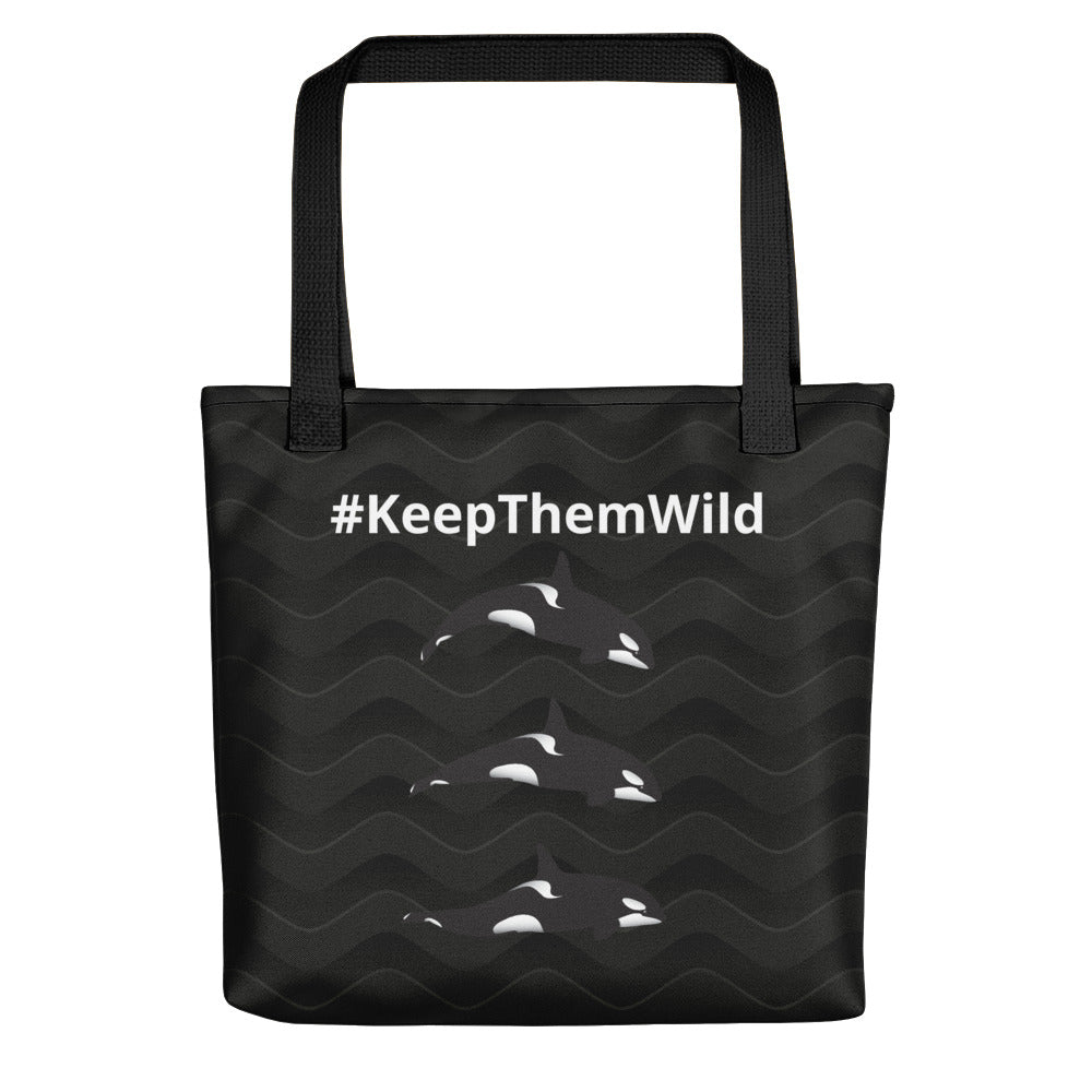 #KeepThemWild Orca Keiko Conservation Tote bag