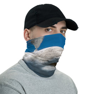 Great White Smile Face Cover/Neck Gaiter