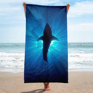 Shark Silhouette Towel