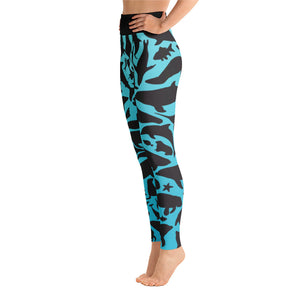 Silhouette Sea Creature Yoga Leggings