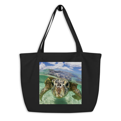 Save The Sea Turtles International Large organic tote bag