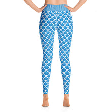 "The Mermaid Kayleigh" Mermaid Scale Yoga Leggings