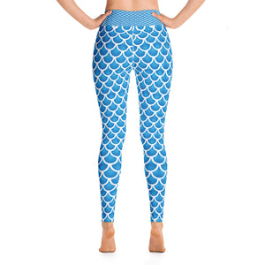 "The Mermaid Kayleigh" Mermaid Scale Yoga Leggings