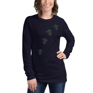 Baby Sea Turtles Swimming Up! Unisex Long Sleeve Tee