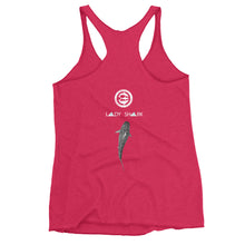 LADY SHARK! aka "The Claire Strand Design" Women's Racerback Tank