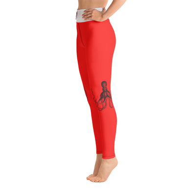 Octopus Art Yoga Leggings