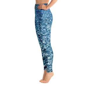 Save The Ocean Water Yoga Full Length Leggings