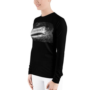 Shark Smile Women's Rash Guard