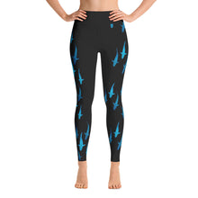 Blue Lady Shark Yoga Leggings