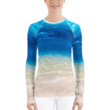 Underwater Beach Paradise Women's Rash Guard