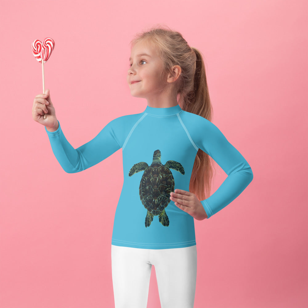 Turtle Rash Guard Sea Turtle Honu Kids Rash Guard – OneOceanDesigns