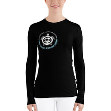 Benefit design for the conservation team, Join us! UV Women's Rash Guard Save The Sea Turtles International and One Ocean Conservation