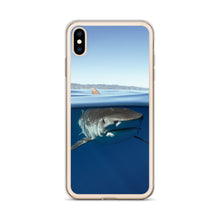 Tiger shark over under iPhone Case