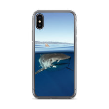 Tiger shark over under iPhone Case