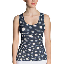 Whale shark fitted tank top