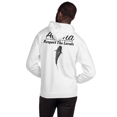 Captain Shiloh's Aloha & Respect the Locals Tiger Shark Hoodie