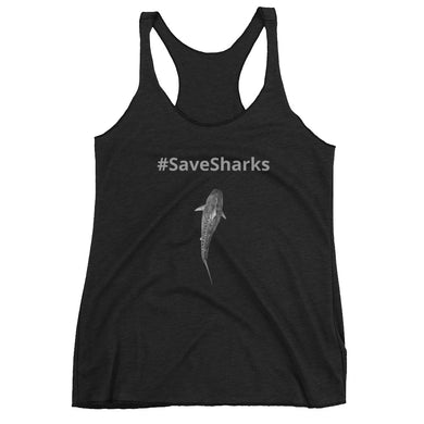 #SaveSharks Tiger Shark Moana Tank Top Women's Racerback Tank