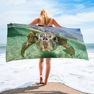 Curious Turtle Towel