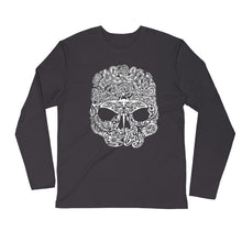 Skull Ocean JuanSharks Long Sleeve Fitted Crew