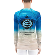Save The Sea Turtles International Women's Rash Guard Marine Conservation & Research Women's Rash Guard