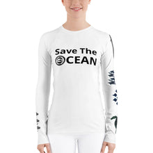Save The Ocean, One Ocean Conservation Women's Rash Guard