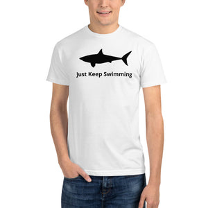 Unisex "Just Keep Swimming" Shark T-Shirt