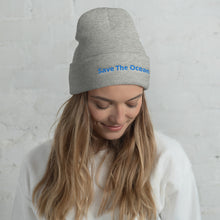 Save The Ocean Cuffed Beanie