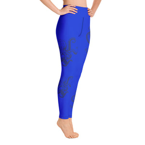 Blue Ring Octopus Leggings