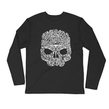 Skull Ocean JuanSharks Long Sleeve Fitted Crew