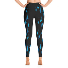 Blue Lady Shark Yoga Leggings