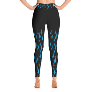 Lady Shark Yoga Leggings